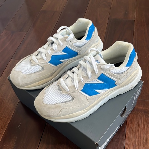 New Balance Shoes New Balance 574 Sea Salt Helium Blue Poshmark